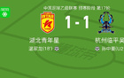 湖北青年星1-1臨平吳越，溫破僵局，孫扳平比分