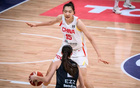 張子宇得分12分，中國(guó)女籃85-51勝新西蘭，A組第一晉級(jí)半決賽。