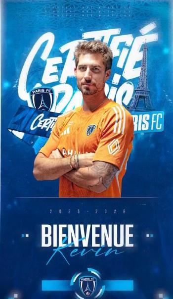重返法甲，特拉普加盟巴黎FC，簽約至28年。